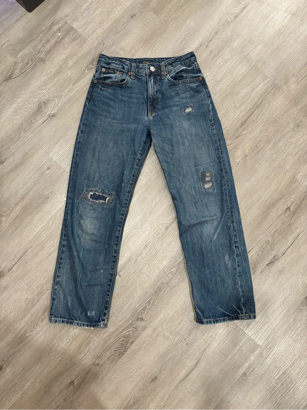 Ralph Lauren Men's Medium Blue Straight-Leg Jeans